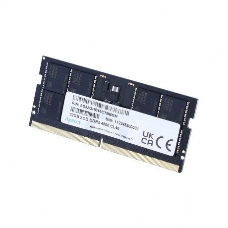 APACER 32GB DDR5 4800MHZ CL40 NOTEBOOK RAM VALUE FS.32G2A.PTH