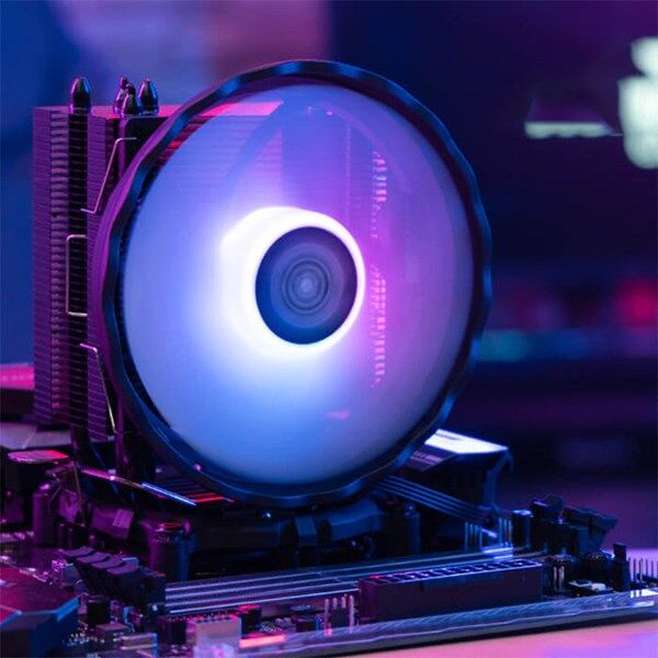 AEROCOOL RAVE 4 AE-CC-RV4 ARGB AM5-1700P HAVA SOĞUTMALI İŞLEMCİ FANI