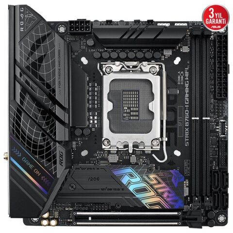 ASUS ROG STRIX B760-I GAMING WIFI-6E DDR5 HDMI-DP PCIE 4.0 1700P mITX