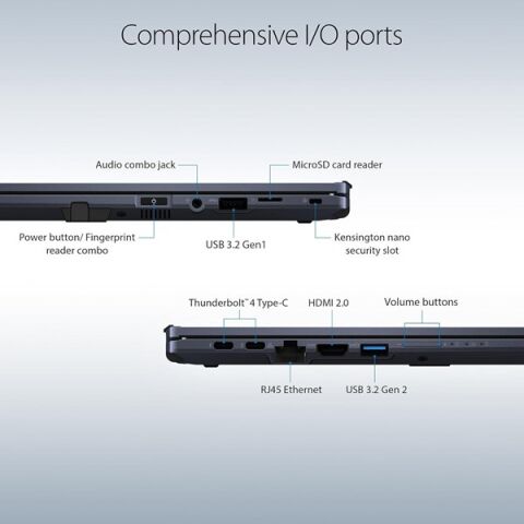 ASUS 14'' DOKUNMATIK B5402FVA-I7161TBB1D CORE i7 1360P-16GB RAM-1TB NVME-FDOS