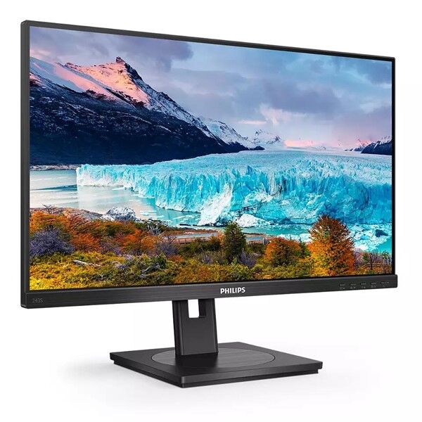 PHILIPS 23.8'' IPS 243S1-00 4MS 75Hz HDMI-DP Pivot Kurumsal Monitör (1920 X 1080) Outlet (Kutu Açık)