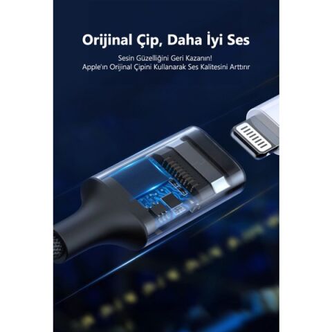 DARK DK-AC-U31XLTMFI USB Type-C to Apple Lightning MFI Sertifikalı Dönüştürücü