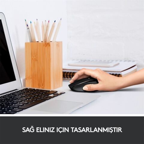 LOGITECH M330 Kablosuz Sessiz Optic Mavi Mouse 910-004910