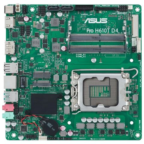 ASUS PRO H610T D4-CSM DDR4 HDMI-DP PCIE 4.0 1700P MITX KURUMSAL ANAKART