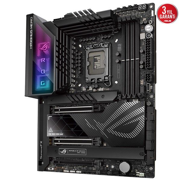 ASUS ROG MAXIMUS Z790 HERO WIFI-6E DDR5 HDMI-DP PCIE 5.0 1700P ATX