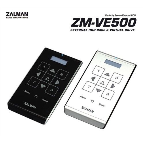 ZALMAN 2.5'' USB 3.0 ZM-VE500 Sata Alüminyum Harddisk Kutusu Siyah