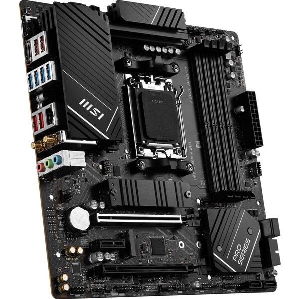 MSI PRO B650M-A WIFI-6E DDR5 HDMI-DP PCIE 4.0 AM5 mATX