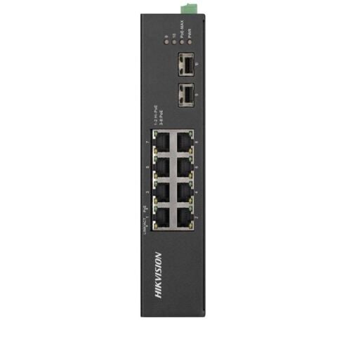 HIKVISION 8port DS-3T0510HP-E/HS GIGABIT 2-SFP YÖNETİLEMEZ 120W POE SWITCH