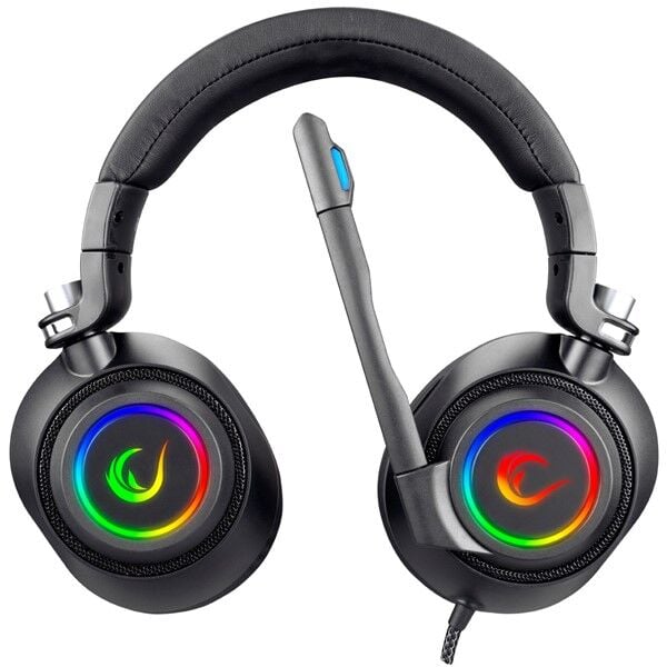 RAMPAGE RM-K20 7.1 USB RGB Siyah Gaming Mikrofonlu Kulaklık