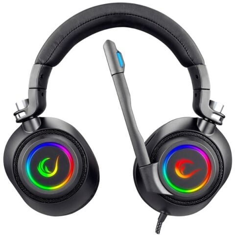 RAMPAGE RM-K20 7.1 USB RGB Siyah Gaming Mikrofonlu Kulaklık