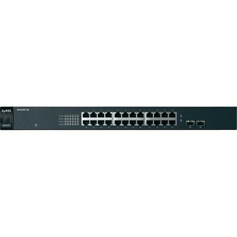 ZyXEL 24port GS1100-24 v3 GIGABIT 2X SFP Yönetilemez Switch RackMount