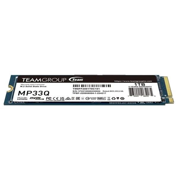 TEAM 1TB MP33Q PRO TM8FF2001T0C101 2900-1850MB/s M2 NVME GEN3 DİSK
