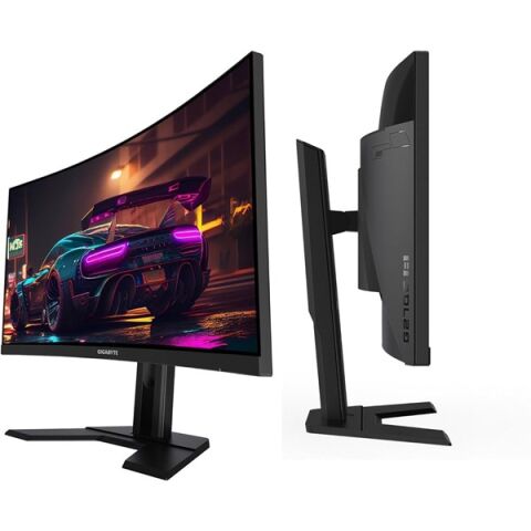 GIGABYTE 27'' VA G27QC-A 1MS 165HZ HDMI-DP KAVISLI GAMING MONİTÖR 2560X1440