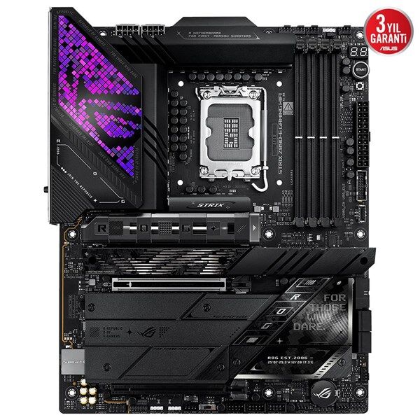ASUS ROG STRIX Z890-E GAMING WIFI-7 DDR5 THUNDERBOLT-HDMI DP PCIE 5.0 1851p ATX