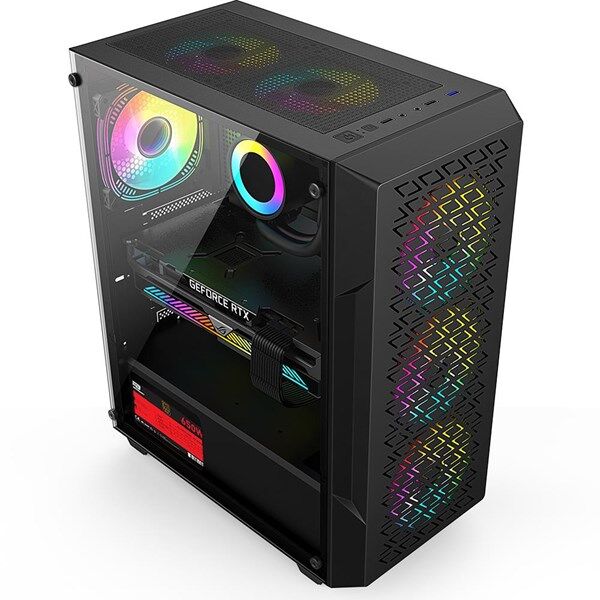 POWERBOOST 650W 80+ BRONZE PB-P801AB GAMING MID-TOWER PC KASASI