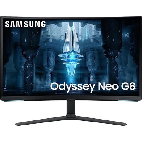 SAMSUNG 32'' VA LS32BG850NUXUF 1MS 240hz HDMI-DP Pivot Kavisli Gaming Monitör (3840 X 2160)