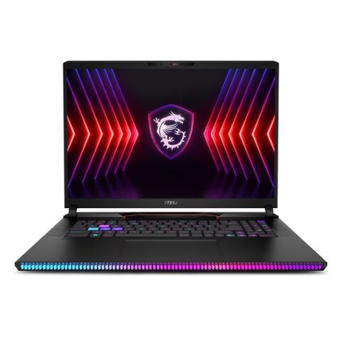 MSI 17'' GE78 Hx 14VHG-659TR CORE i9 14900Hx-64GB DDR5 RAM-12GB RTX4080-2TB NVME--W11 PRO