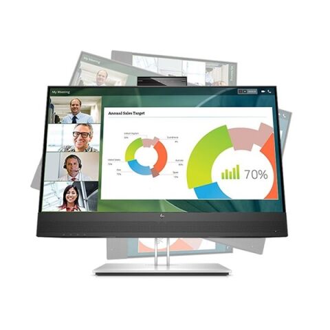 HP 23.8'' IPS E24M G4 40Z32AA 5MS 75HZ HDMI-DP-USBC PIVOT VIDEO KONFERANS  MONİTÖRÜ