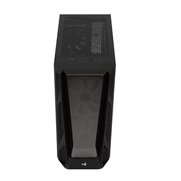 AEROCOOL NIGHTHAWK DUO AE-NGHTHWKD Powersız Gaming Mid-Tower PC Kasası Siyah