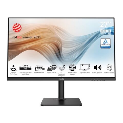 MSI 27'' IPS MODERN MD272XP 1MS 100HZ HDMI-DP USB-C EV OFİS MONİTÖRÜ 1920X1080