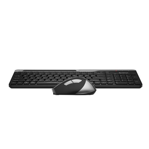 A4 TECH FB2535C Bluetooth Kablosuz Q Trk Optic Mouse Siyah/Gri Multimedya Klavye - Mouse Set