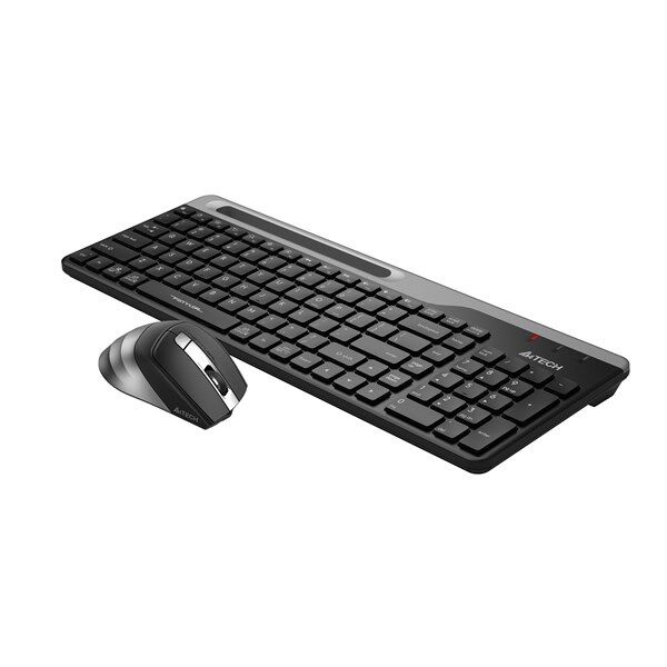 A4 TECH FB2535C Bluetooth Kablosuz Q Trk Optic Mouse Siyah/Gri Multimedya Klavye - Mouse Set