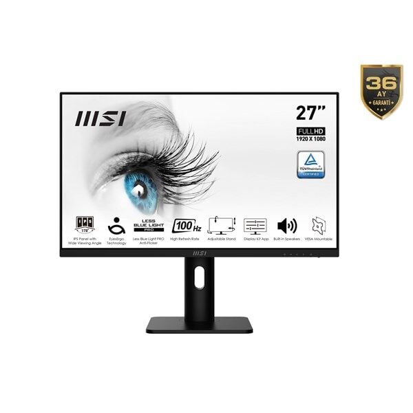 MSI 27'' FLAT IPS MP273AP 1MS 100HZ HDMI PIVOT EV OFIS MONİTÖRÜ