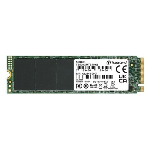 TRANSCEND 500GB TS500GMTE110Q  1900-900MB/s M2 NVME GEN3 DİSK