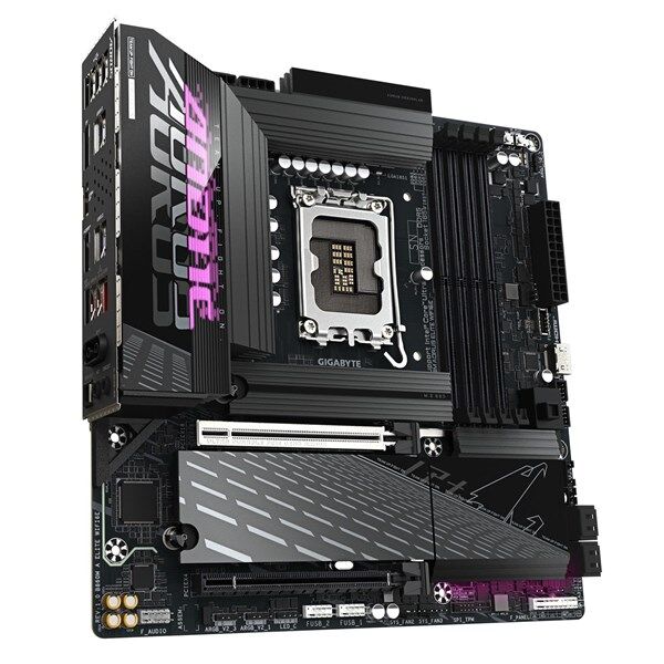 GIGABYTE B860M AORUS ELITE WIFI6E DDR5 HDMI-DP TYPEC PCIE 5.0 1851P mATX