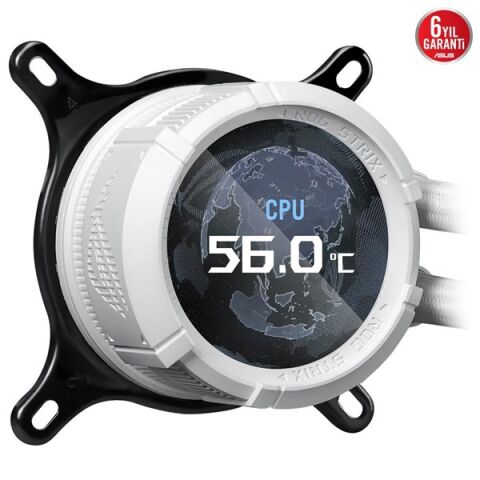 ASUS 360MM ROG STRIX III 360 ARGB AM5-1700P SIVI SOĞUTMALI İŞLEMCİ FANI BEYAZ