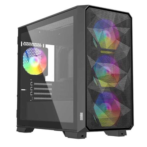 DRAGOS 600W 80+ DIAMOND 4-RGB FANLI GAMING MID-TOWER PC KASASI