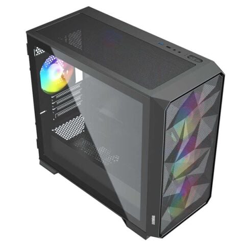 DRAGOS 600W 80+ DIAMOND 4-RGB FANLI GAMING MID-TOWER PC KASASI