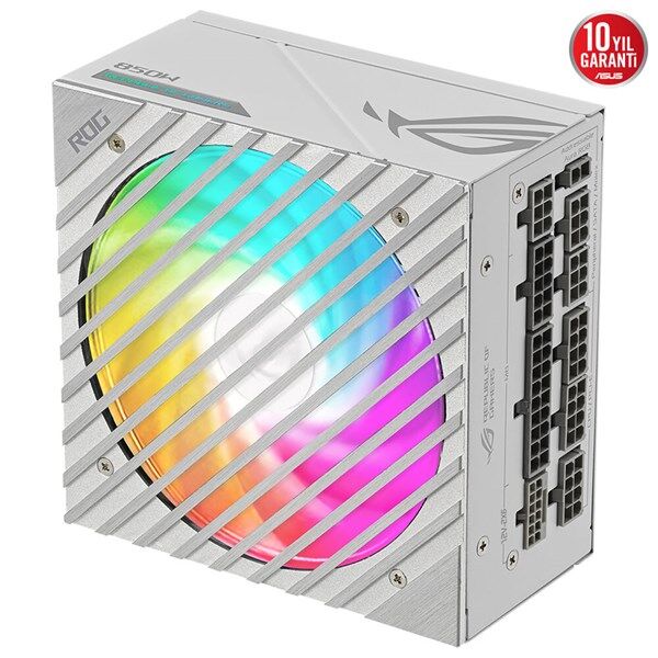 ASUS 850W 80+ PLATINUM ROG LOKI SFX-L PCIE 5.0 TAM MODÜLER POWER SUPPLY (BEYAZ)