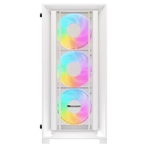 RAMPAGE 750W 80+ BRONZE VOYAGER 4-RGB FANLI GAMING MID-TOWER PC KASASI BEYAZ