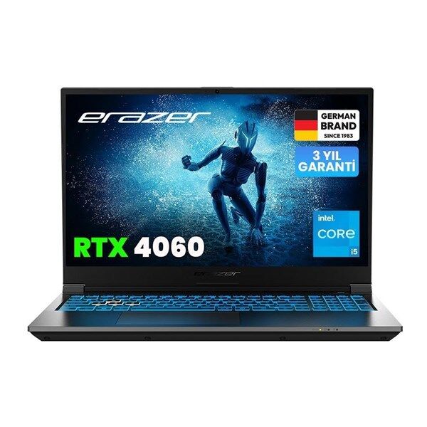 ERAZER 15.6'' DEPUTY P60i MD62747 CORE i5 13420H 32GB 512GB M2 NVME- 8GB RTX4060 FDOS