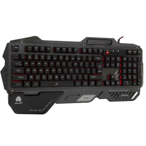 Rampage Chief Siyah USB Gaming US Layout Multimedia Klavye
