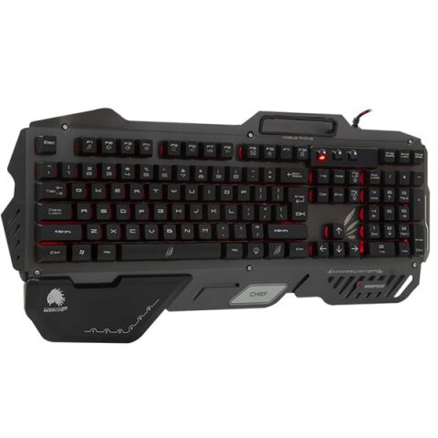 Rampage Chief Siyah USB Gaming US Layout Multimedia Klavye