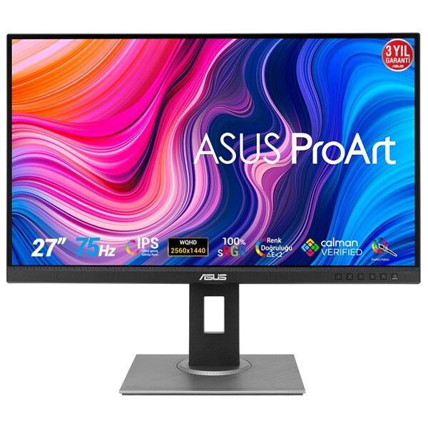 ASUS 27'' IPS PRO ART PA278QV 5MS 75Hz HDMI-DP Pivot Grafik Tasarım Monitör (2560 X 1440)