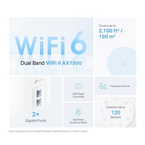<![CDATA[TP-LINK DECO-X10-2P AX1500 MESH ROUTER 2-li paket]]>