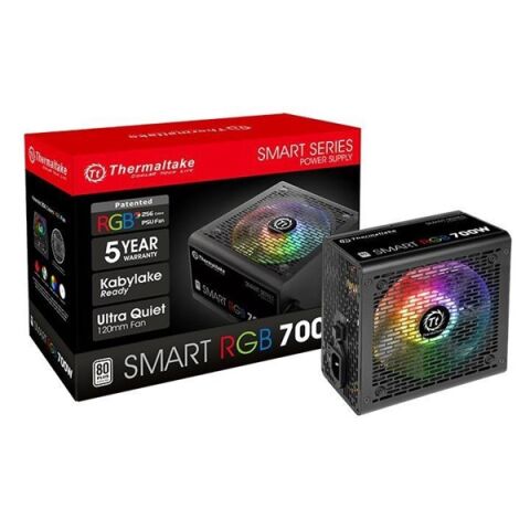 THERMALTAKE 700W 80+ SMART RGB PS-SPR-0700NHSAWE-1 POWER SUPPLY