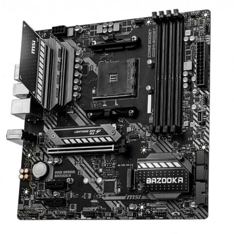 MSI MAG B550M BAZOOKA DDR4 M2 PCIe NVME HDMI DP PCIe 16X v4.0 AM4 mATX