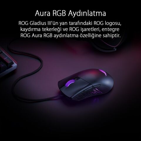 ASUS ROG GLADIUS III 26000dpi GAMING MOUSE