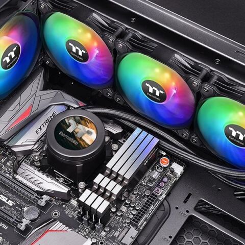 THERMALTAKE 360MM FLOE ULTRA CL-W350-PL12SW-A ARGB AM5-1700P SIVI SOĞUTMALI İŞLEMCİ FANI