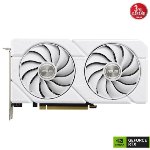 ASUS 12GB RTX4070 SUPER DUAL RTX4070S-012G-EVO-WHITE GDDR6X HDMI-DP PCIE 4.0 BEYAZ