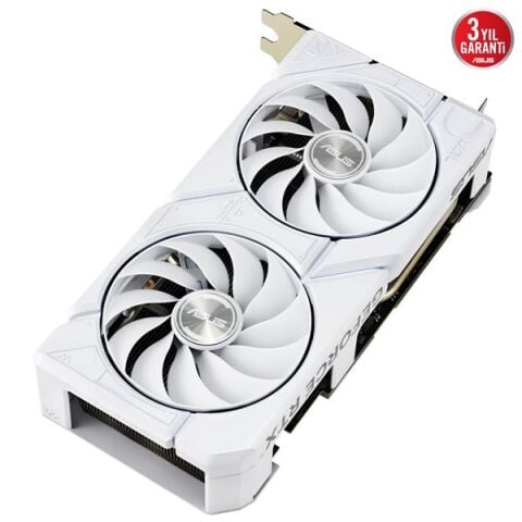 ASUS 12GB RTX4070 SUPER DUAL RTX4070S-012G-EVO-WHITE GDDR6X HDMI-DP PCIE 4.0 BEYAZ