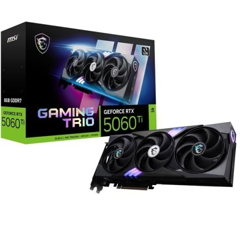 Msı Vga Geforce Rtx 5060 Tı 8G Gamıng Trıo Rtx5060tı 8Gb Gddr7 128B Dx12 Pcıe 5.0 X16 (3Xdp 1Xhdmı)