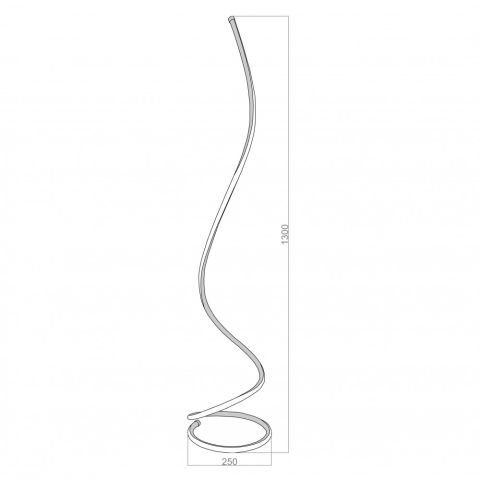 TRA20402 Led Lambader SINUS 130 cm
