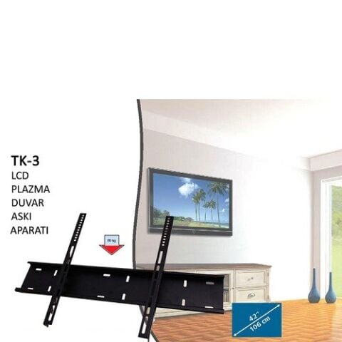 EVEREST 42'' TK-3 Sabit Siyah Monitör,TV Askı Aparatı