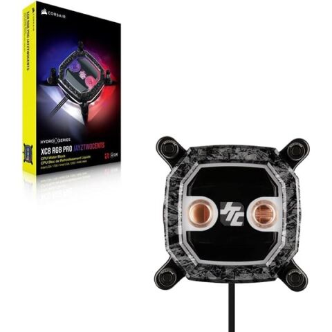 CORSAIR CX-9010020-Ww Hydro X Serisi XC8 RGB PRO CPU Su Bloğu JayzTwoCents Sürümü (1700/1200/AM4)