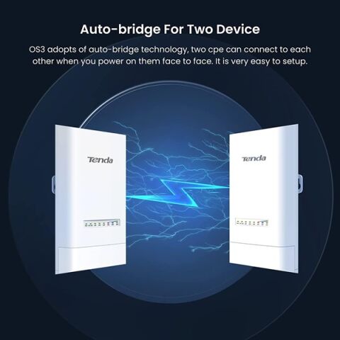 <![CDATA[TENDA OS3-KIT 12dbi 867mbps 5ghz 5+km Harici Access Point 2-li Set]]>